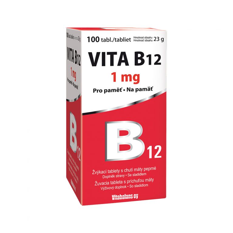 Vita-B12 + Kyselina Listová - Vitabalans Oy